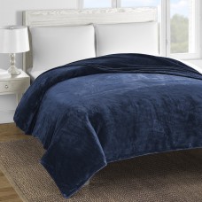 Williston Forge Blondene Double-Layer Fleece Reversible Bed Blanket WLFR6531